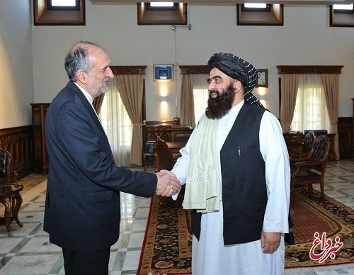 دیدار سفیر ایران با وزیر خارجه طالبان