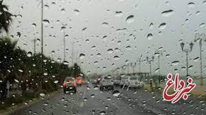 بارش باران در ۸ استان