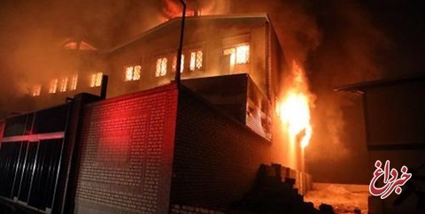 آتش‌سوزی ۱۲ خانه در رامیان