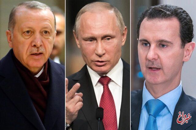 ترکیه: اردوغان، پوتین و اسد با هم دیدار می‌کنند