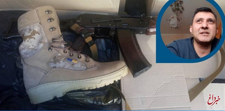 شهروند ایرانی برای ارتش اوکراین کفش تاکتیکی مطابق استانداردهای ناتو تولید می‌کند
