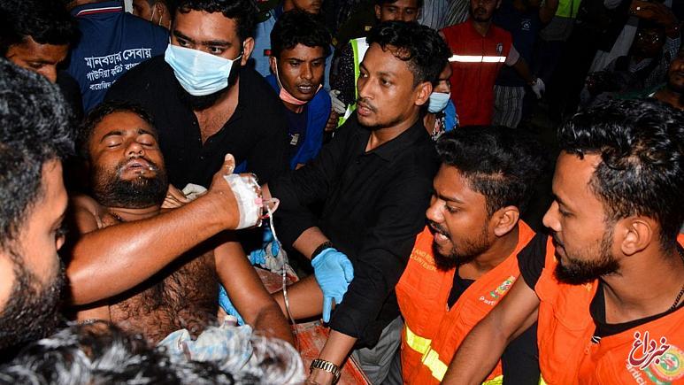 انفجار مهیب انبار کالا در بنگلادش با ۲۸ کشته و ۱۷۰ زخمی