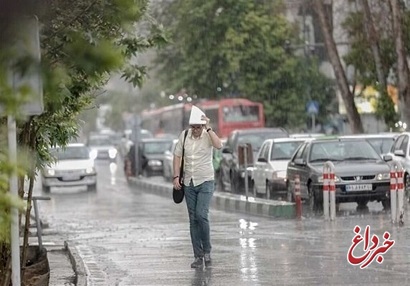 پیش بینی وزش باد شدید و رگبار باران در تهران / ورامین گرم‌ترین منطقه استان