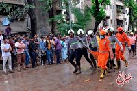 ریزش ساختمان در بمبئی با ۱۹ کشته و ادامه عملیات امدادونجات