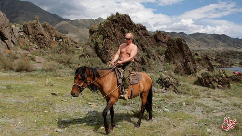واکنش پوتین به طعنه رهبران گروه ۷ به عکس بالاتنه برهنه‌اش: شما هم لباس‌تان را بالا بزنید اما چندش‌آور خواهد بود