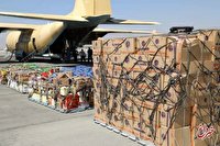 دومین مرحله از کمک‌ها به زائران اربعین حسینی توسط هواپیماهای نیروی هوایی ارتش ارسال شد