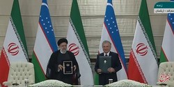تبادل 17 سند همکاری بین ایران و ازبکستان/ رؤسای جمهور دو کشور بیانیه مشترک امضا کردند