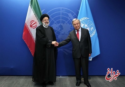 رئیسی خطاب به دبیرکل سازمان ملل: آزادی دو تن از محکومان امنیتی، گواه حسن نظر و رویکرد تعاملی ایران است