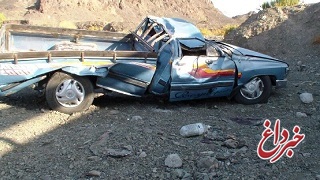 واژگونی خودرو در سراوان - خاش با ۹ کشته