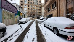 ارتفاع برف در این منطقه تهران به یک متر رسید