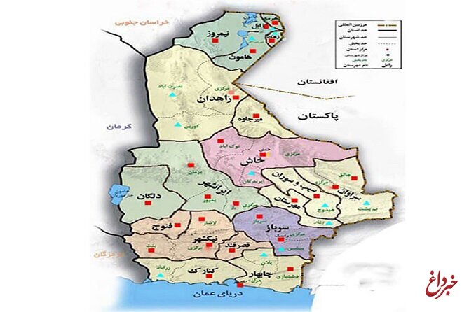 طرح تفکیک استان سیستان و بلوچستان به چهار استان در دستور کار مجلس قرار گرفت