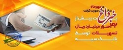 پرداخت بیش از 42 هزار میلیارد ریال تسهیلات توسط بانک سپه