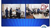 دیدار مدیرعامل بانک تجارت با خانواده شهید علی تیزکار
