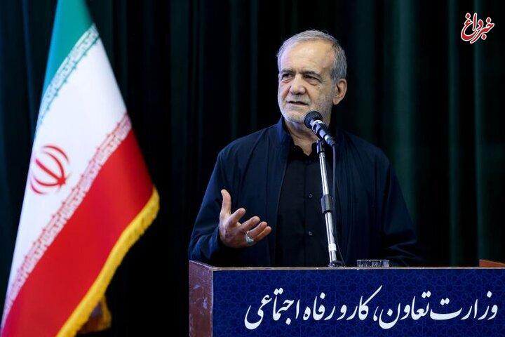 درخواست پزشکیان از وزیر صمت درباره کرمان
