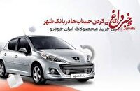 آمادگی بانک شهر برای وکالتی کردن حساب های متقاضیان خرید محصولات ایران خودرو