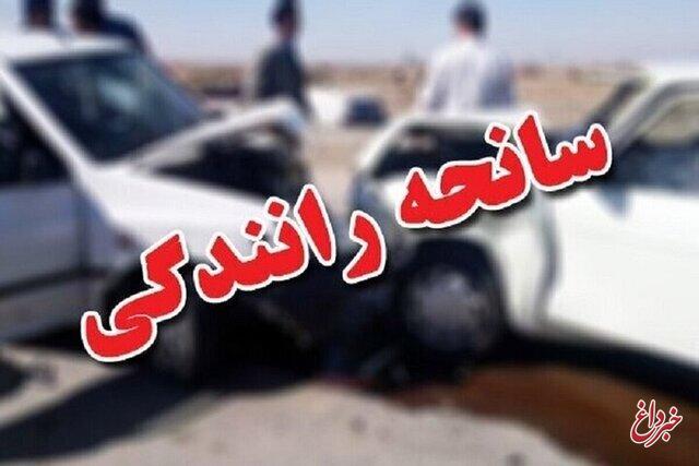 تصادف پژو و تیبا در تهران مرگبار شد