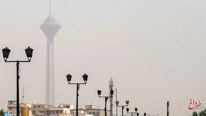 هوای نارنجی؛ تهران همچنان آلوده است