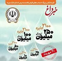 30 مهر‌ماه؛ آخرین مهلت شرکت در جشنواره حساب‌های قرض‌الحسنه پس انداز بانک سپه