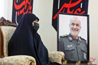 دختر شهید سلامی: پدرم برای هشدار دادن به همسایه‌ها به منزل سر زدند/ در عملیات وعده صادق دو، ۲ ماه به خانه نیامدند