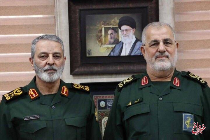 دیدار رئیس ستادکل نیروهای مسلح با فرمانده کل سپاه/ سردار پاکپور: ماموریت راهبردی سپاه صیانت از آرمان‌های انقلاب اسلامی است