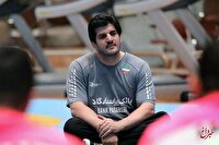 عکس | رسول خادم در کنار خانواده صابر کاظمی