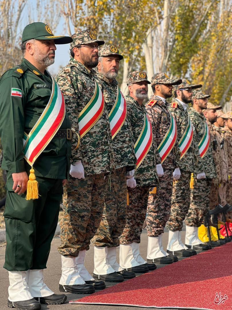 تشییع و خاکسپاری شهید گمنام در نیروگاه برق حرارتی تبریز