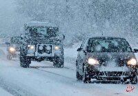 این جاده به دلیل کولاک شدید مسدود شد